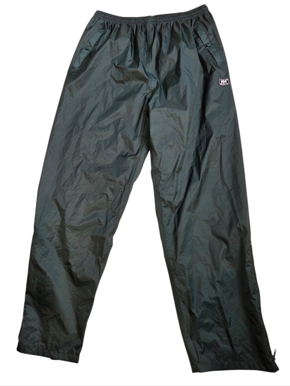 Men's Helly Hansen Forest Green Packable Track Pants In Size XL